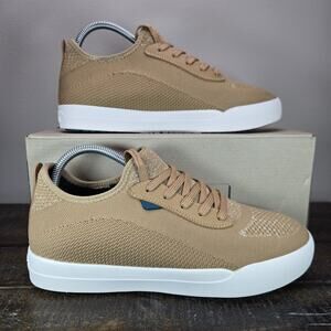 Vessi Weekend 1.5 Sneaker Mens Size 8 Waterproof Shoes Oak Brown White